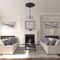 Ekena Millwork Oslo Ceiling Medallion (Fits Canopies up to 7 5/8"), Hand-Painted Black Pearl, 38 3/8"OD x 2 7/8"P CM38OSBPS - alternate 4